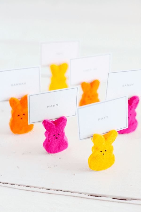 Peeps Bunny Place Card Holders