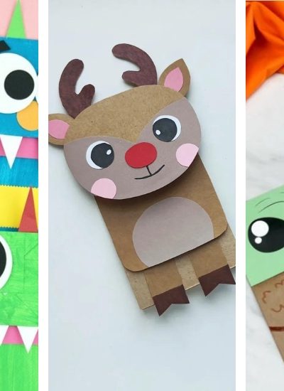 List of 30+ Adorable Paper Bag Puppets for Kids To Get Creative