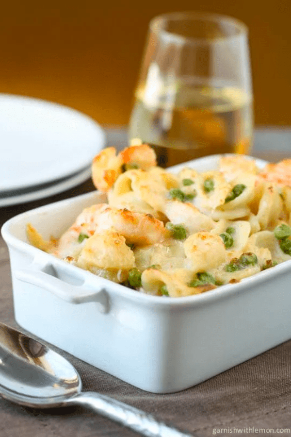 Creamy Gruyere and Shrimp Pasta