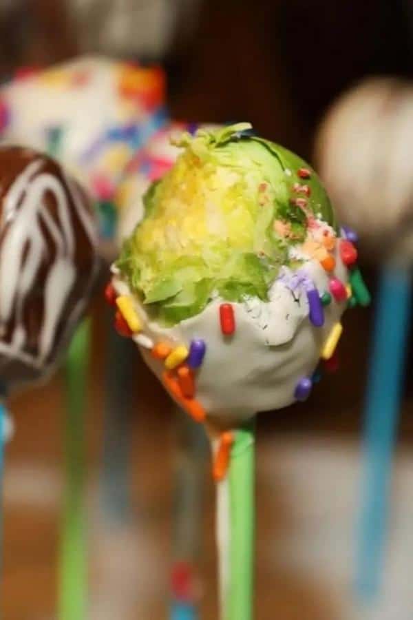 BRUSSELS SPROUTS CAKE POPS