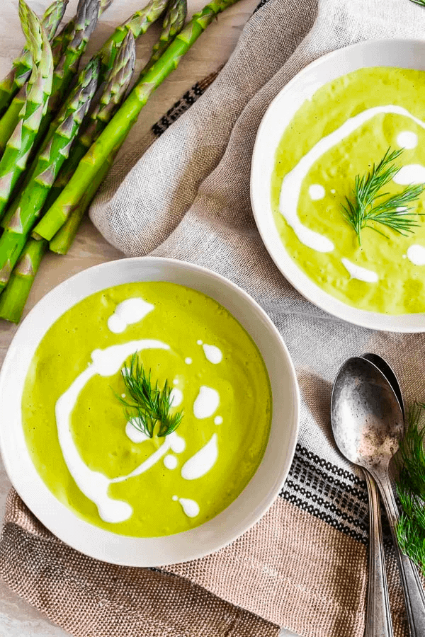 Cream of Roasted Asparagus Soup