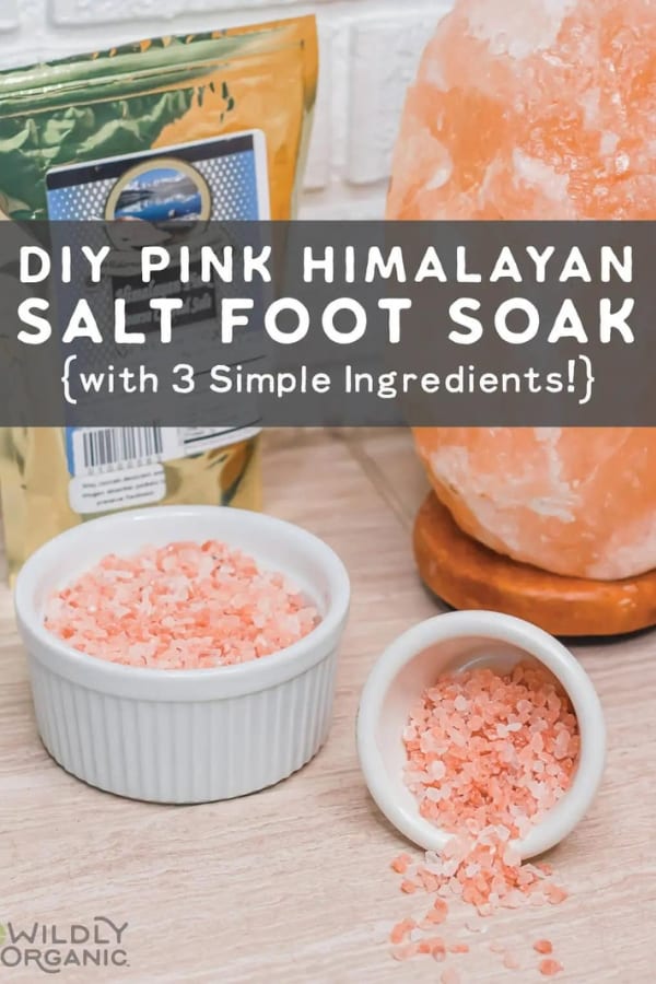 DIY PINK HIMALAYAN SALT FOOT SOAK