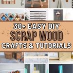 List of Easy & Stunning DIY Scrap Wood Crafts and Tutorials