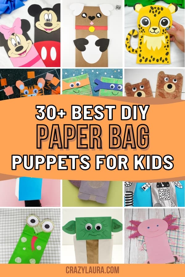 List of Easy and Fun Paper Bag Puppets for Kids To Get Creative