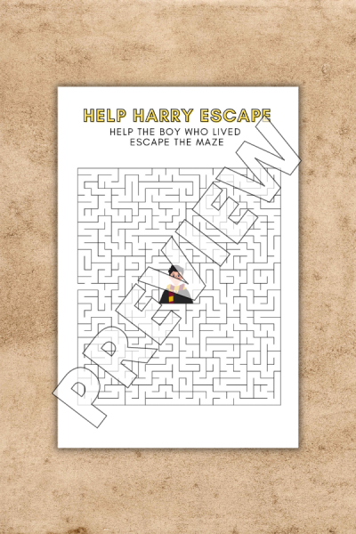 3 Free Harry Potter Printable Games To Try - Crazy Laura
