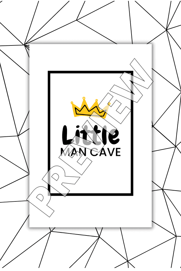 Little Man Cave Design