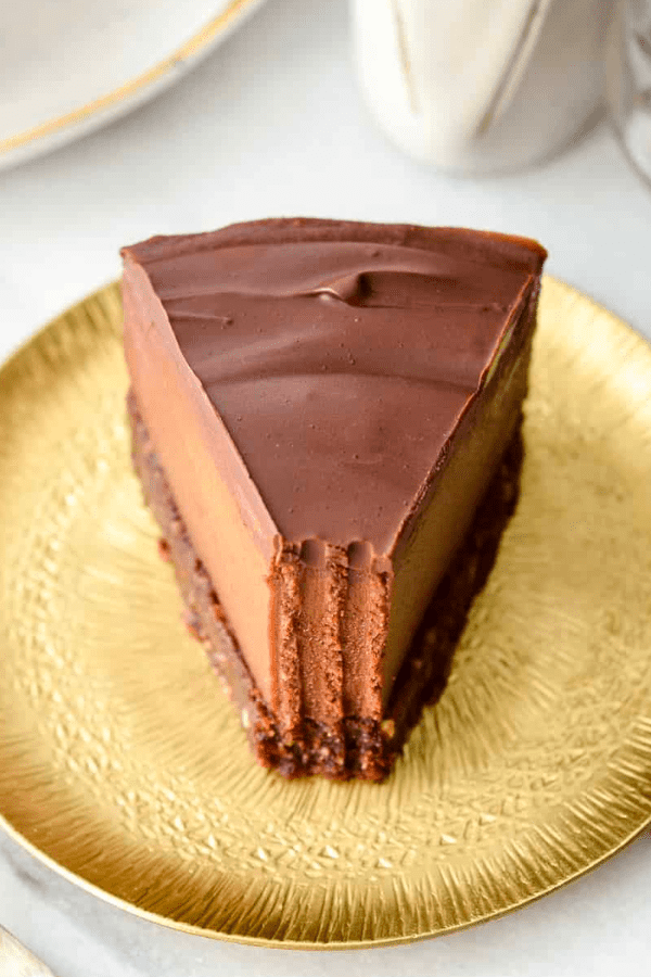 Vegan Chocolate Peanut Butter Cheesecake