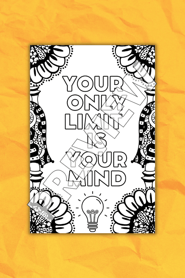 Your Only Limit Is Your Mind Printable