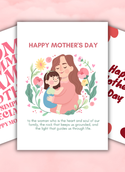 8 Free Printable Mother's Day Cards For Your Wife