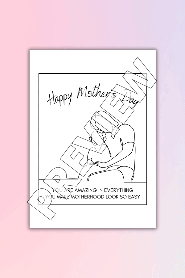 Amazing In Everything Mother's Day Greeting Card
