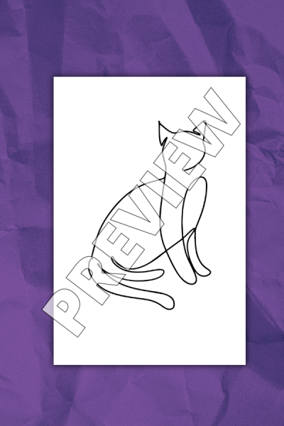 15 Minimalist Free One Line Drawing Printables - Crazy Laura