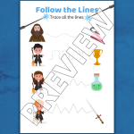 3 Free Harry Potter Printable Games For Kids