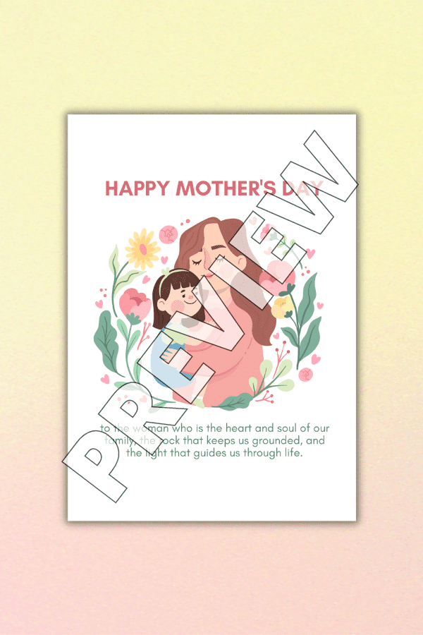 Heart & Soul Mother's Day Greeting Card