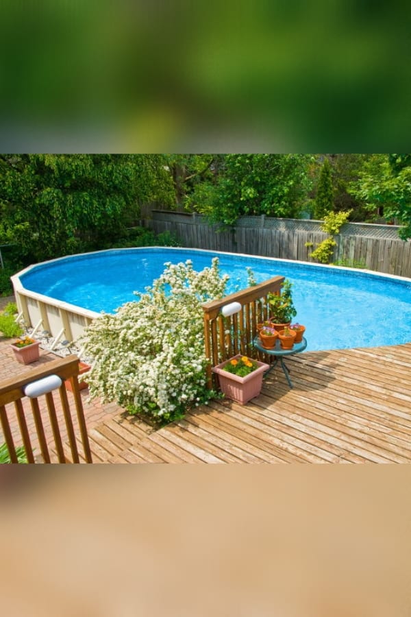 SIMPLE ABOVE-GROUND POOL DECK