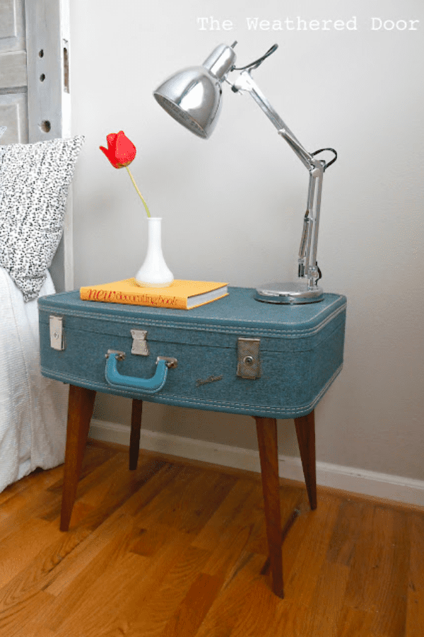 Suitcase Side Table