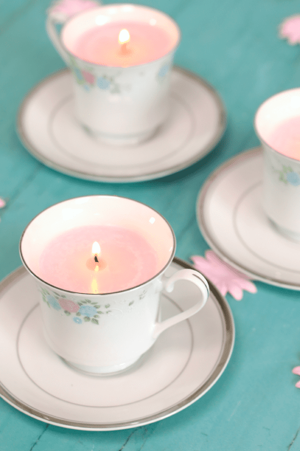 Vintage Teacup Candles
