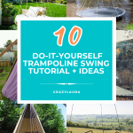 10 DIY Trampoline Swing Tutorial + Ideas