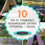 10 DIY Trampoline Swing Tutorial + Ideas