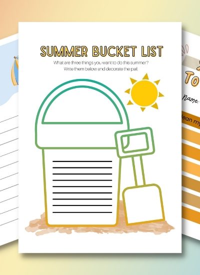 8 FREE Summer Bucket List Printables For A Fun Adventure