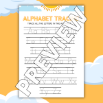4 Free Line Tracing Worksheets For Summer