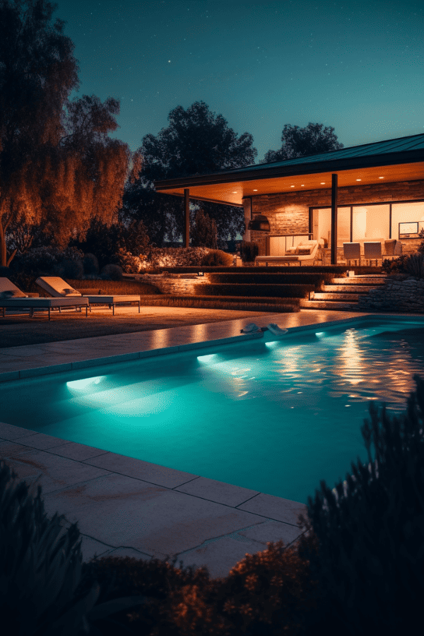 Backyard Pool Lighting