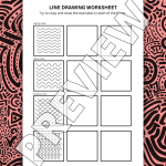 Beginner's Guide For Artists: Line Drawing Worksheets