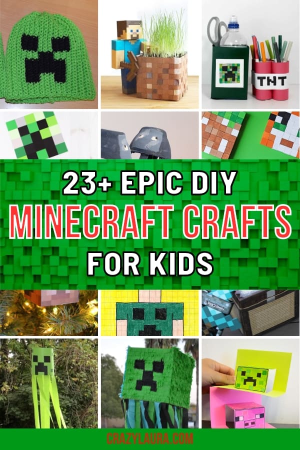 List of the most Epic DIY Minecraft Crafts For Kids To Enjoy