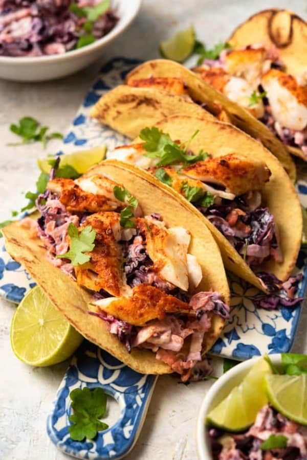 GRILLED FISH TACOS