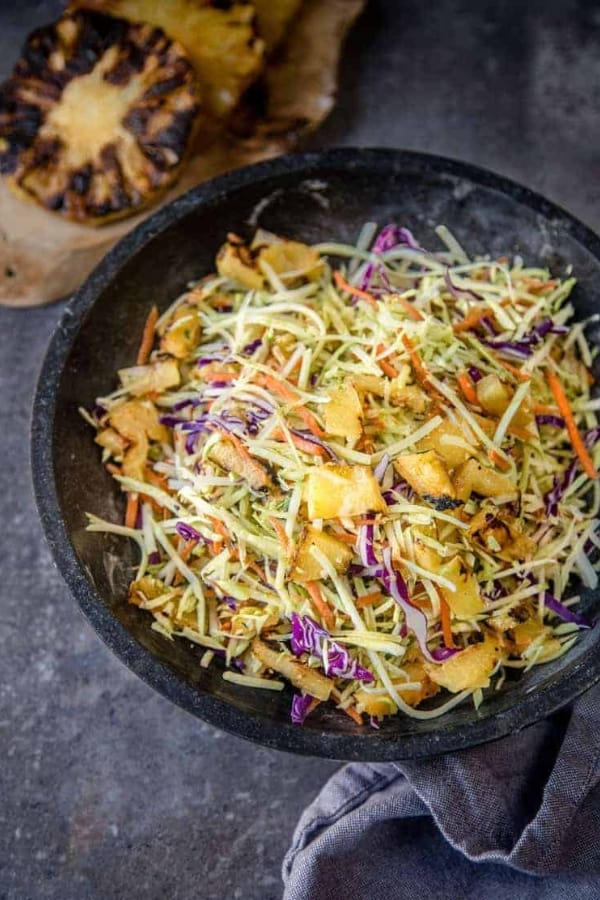 GRILLED PINEAPPLE COLESLAW
