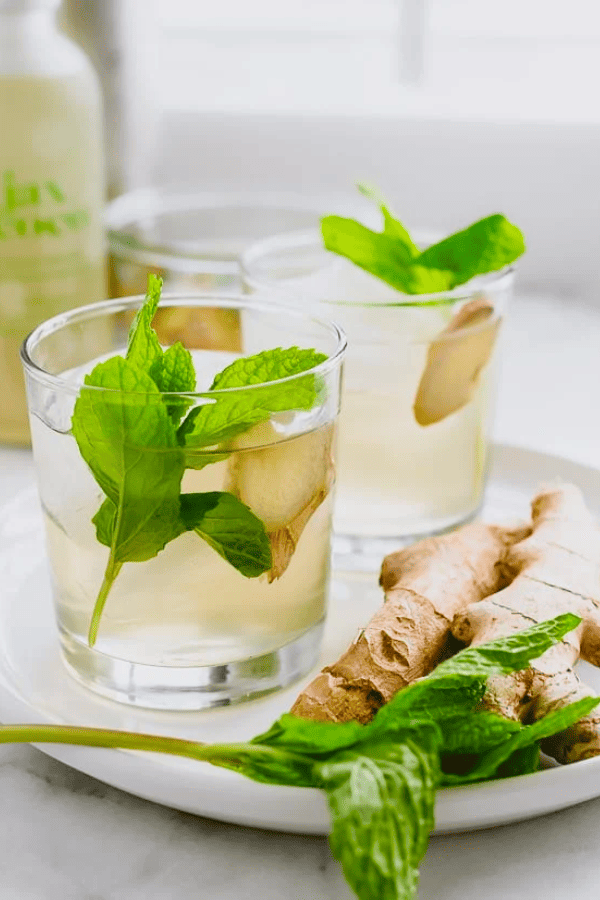 Ginger-Mint Coconut Water Cooler