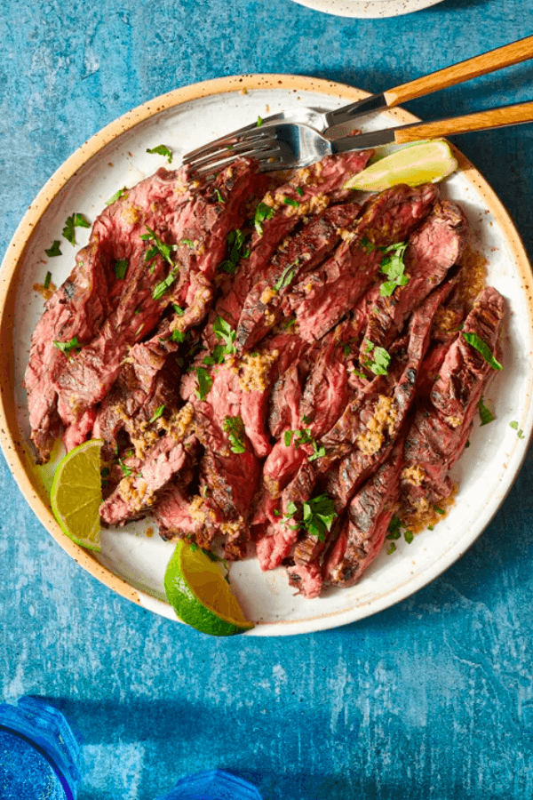 Grilled Skirt Steak With Mojo Marinade