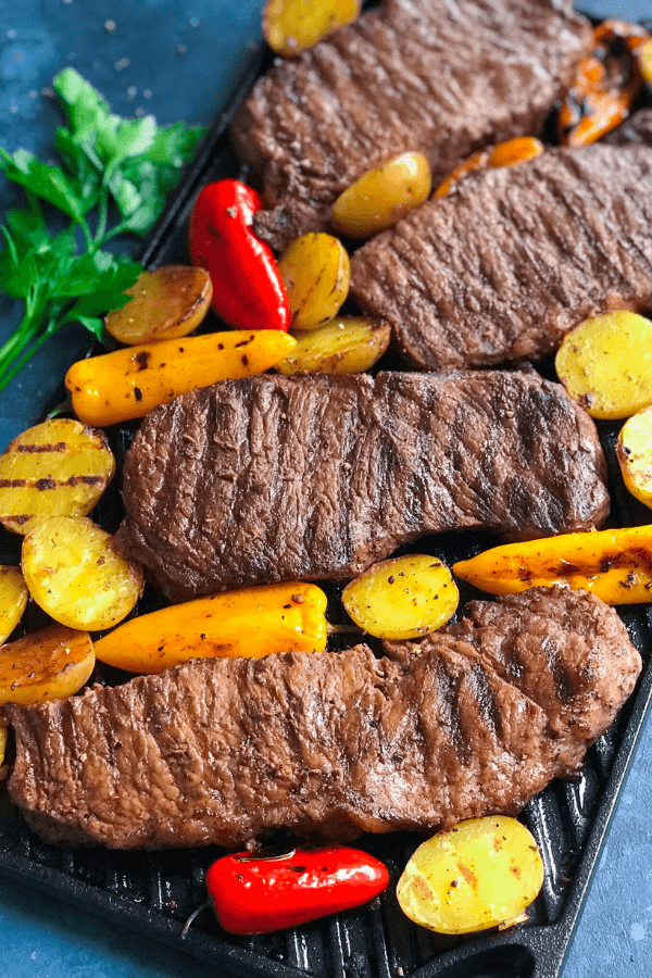 Grilled Steak and Potatoes