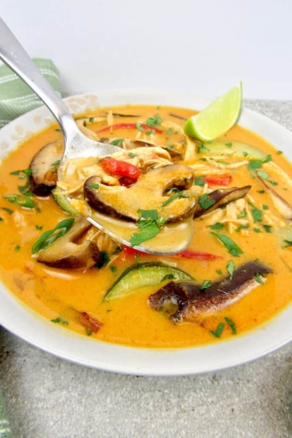 THAI COCONUT CURRY CHICKEN SOUP