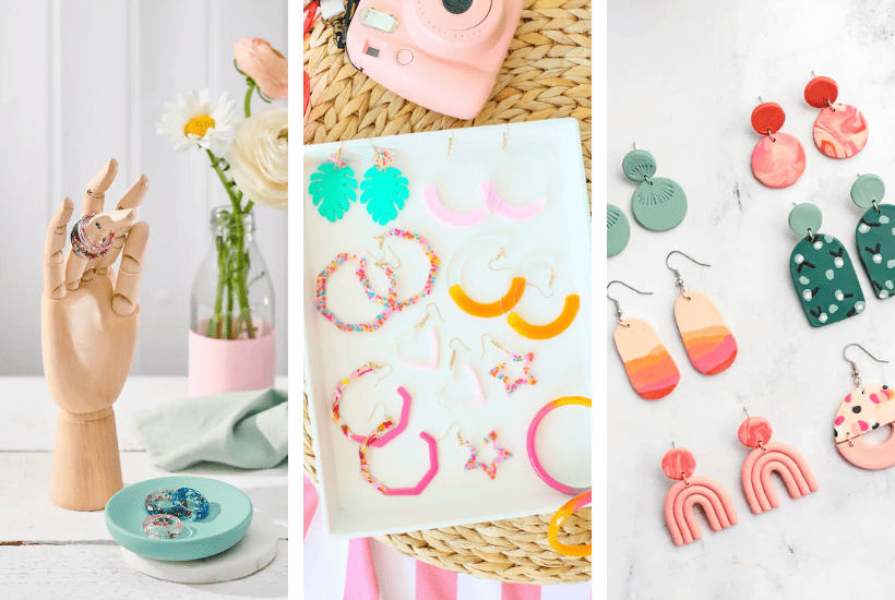 18 Exquisite Resin & Clay Jewelry Ideas