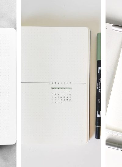 20+ Simple Minimalist Monthly Bullet Spreads