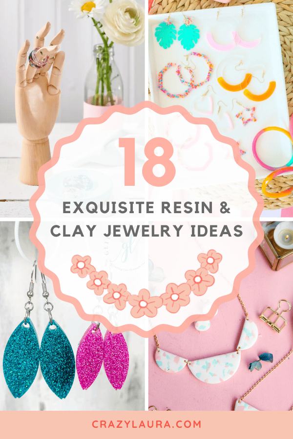 18 Exquisite Resin & Clay Jewelry Ideas