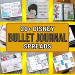 List of Beautiful Disney Bullet Journal Page Ideas And Spreads