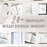 List of the best Best Minimalist Bullet Journal Monthly Spreads
