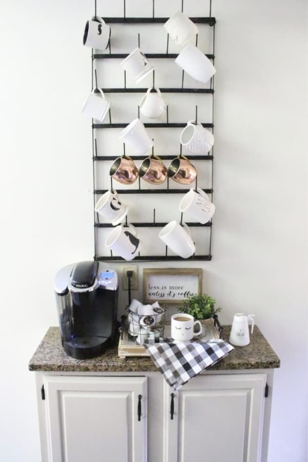 COFFEE SUPPLIES WITH A STAND & RACK