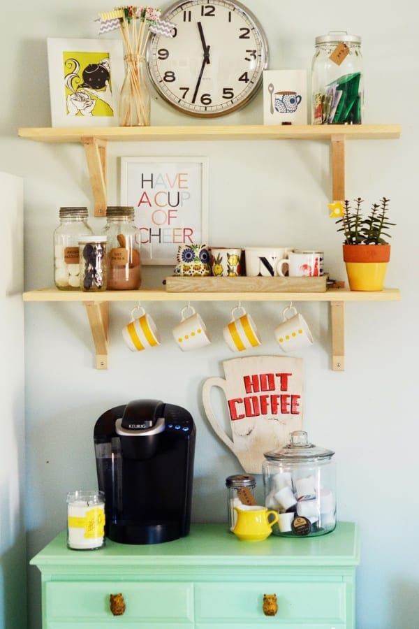 COLORFUL COFFEE STATION