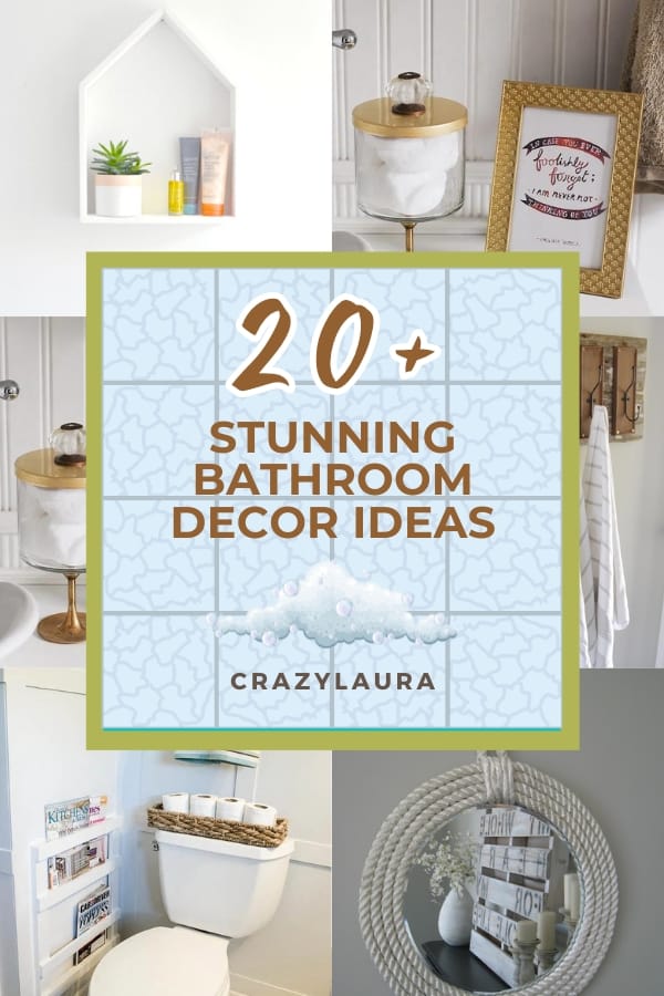 20+ Stunning Bathroom Decor Ideas For A Quick Revamp