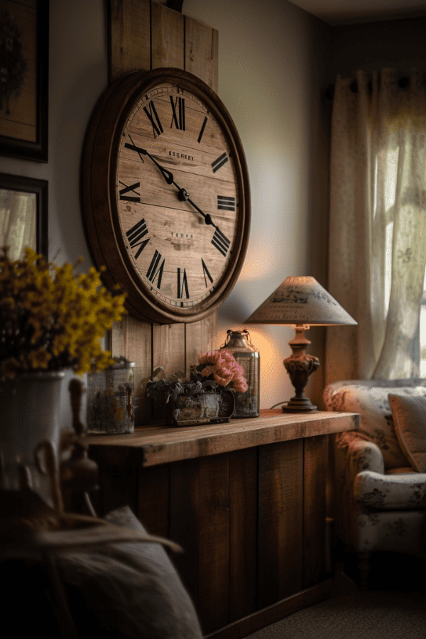 Farmhouse-style clocks