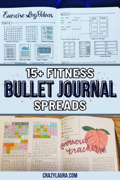 15+ Inspiring Bullet Journal Fitness Spread Ideas For