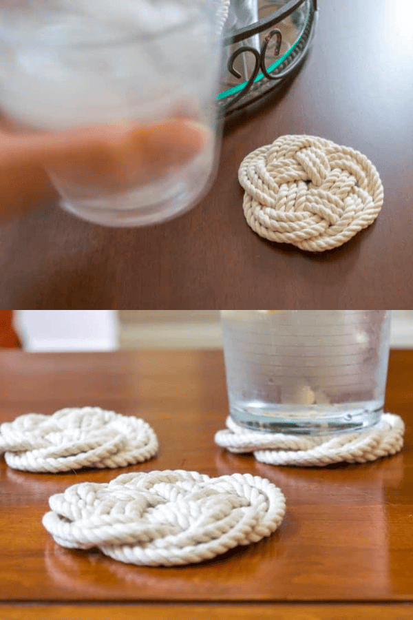 Knotted Rope Coasters