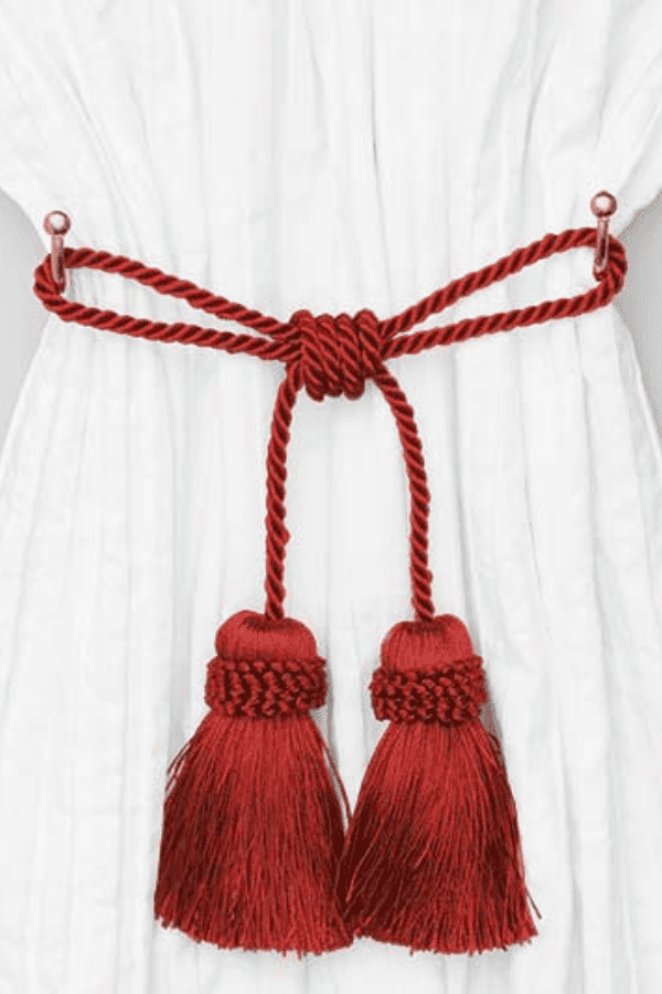 Knotted Rope Curtain Tiebacks