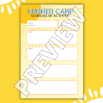 Unlock Adventure: 3 Summer Camp Calendar Printables