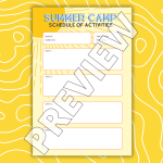 Unlock Adventure: 3 Summer Camp Calendar Printables