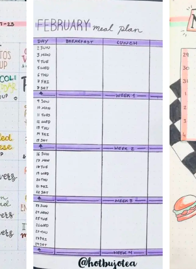 Stay on Track: 20+ Meal Planning Bullet Journal Ideas