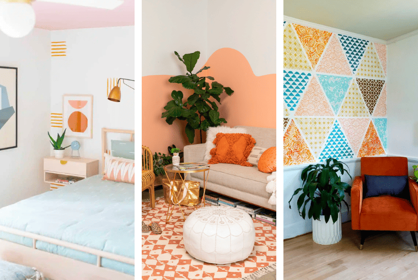 18 Easy DIY Hand Painted Wall Ideas