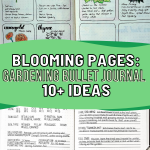 Blooming Pages: 10+ Gardening Bullet Journal Ideas